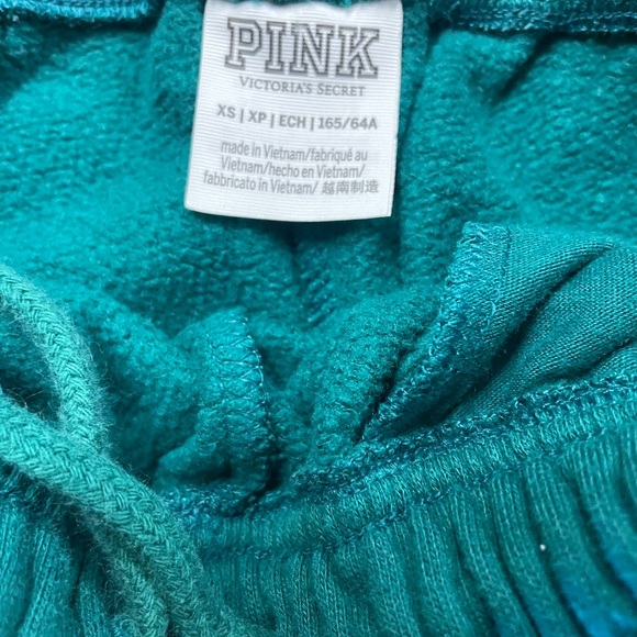 Pink Victoria’s Secret cotton blend, jogger style sweats - Picture 2 of 7